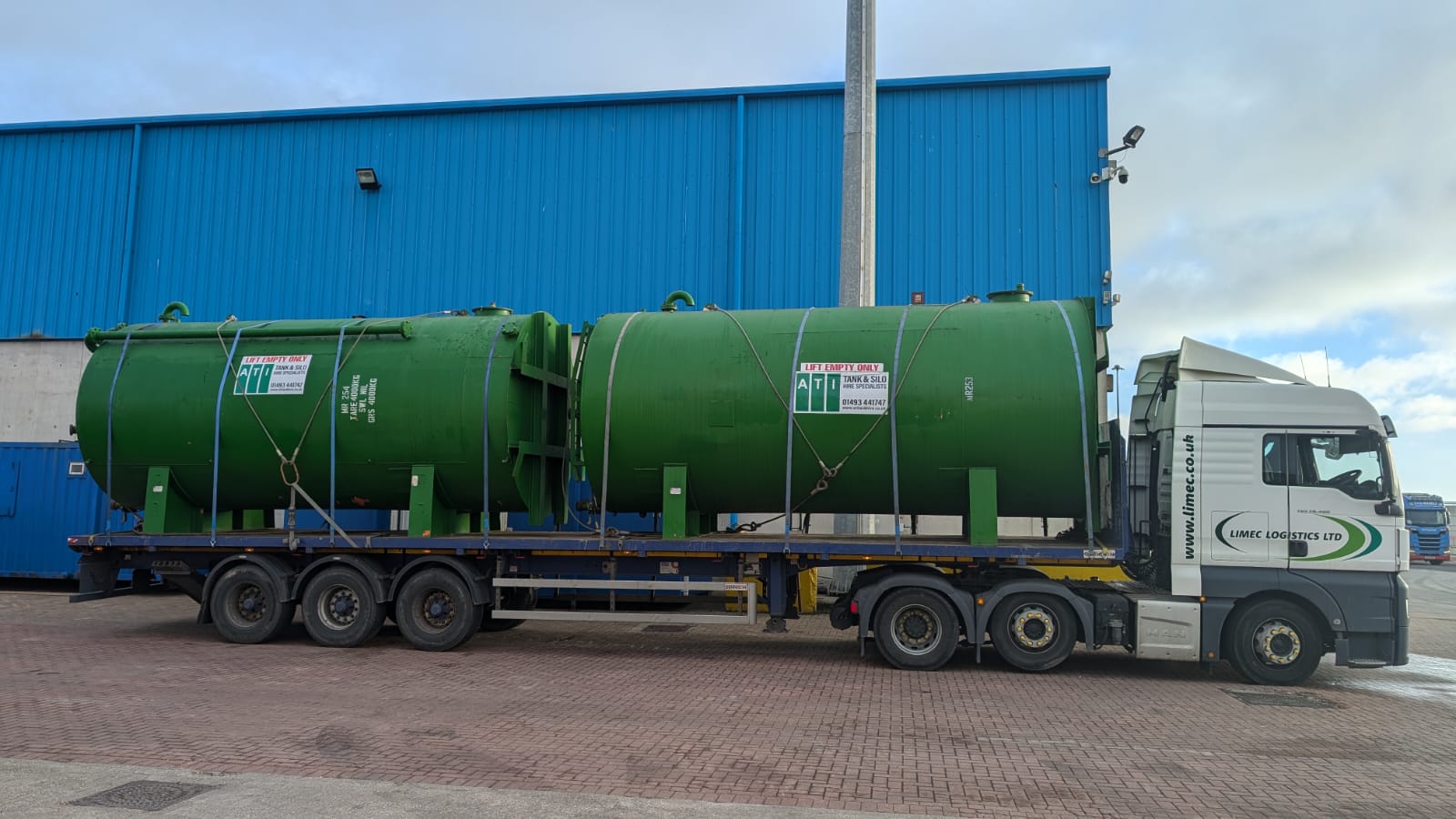 Limec Logistics vehicles
